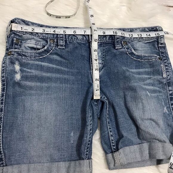 Silver Jeans Frances cuffed denim shorts size‎ 29 - Picture 8 of 10